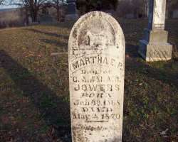 There are approximately 300 unmarked graves in the There are approximately 300 unmarked graves in the cemetery. The oldest grave of the cemetery is dating to 1870 of Martha E.P. Jowers died at the very